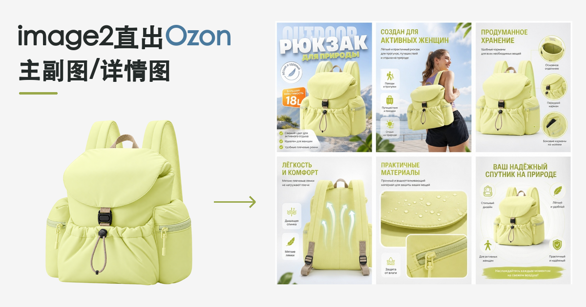 Ozon主图和详情页怎么用AI制作？生成流程与提示词模板